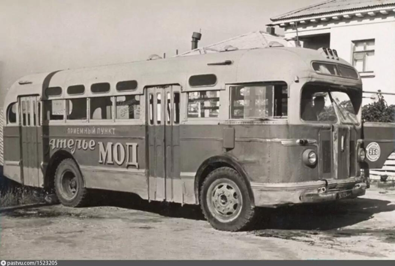 Специальный автобус - выездное ателье мод!!! 1959 г.