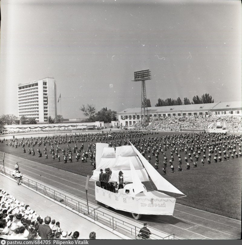 Стадион Чайка. Праздник на стадионе