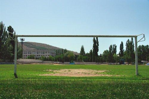 Стадион Горняк. Конец 80-х годов