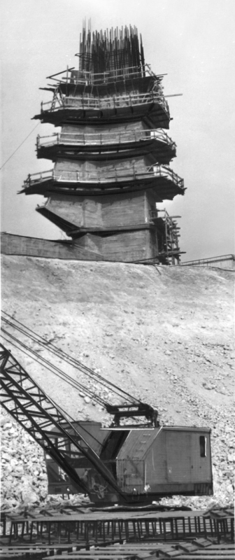 Строительство Штыка и Паруса на мысе Хрустальный. 1975 - 1977 г.г.