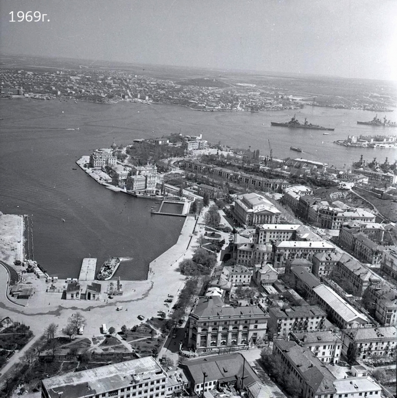 Центр Севастополя в 1970-х годах.