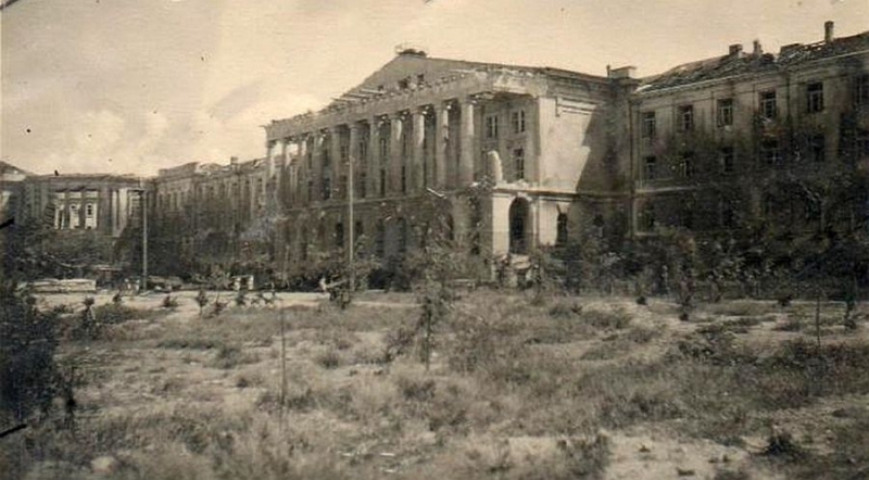 Училище в Голландии. 1944 г.