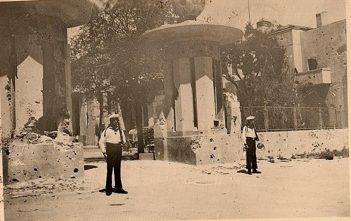 Вход на водную станцию флота. Конец 40-х годов.