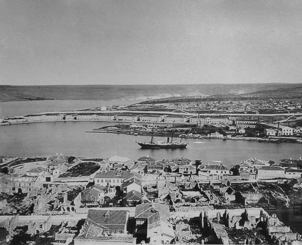 Вид на Южную бухту. 1890 г.