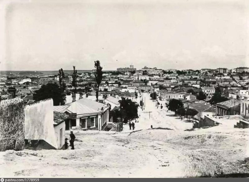 Вид на город с улицы Карантинной (Частника). 1890 г.