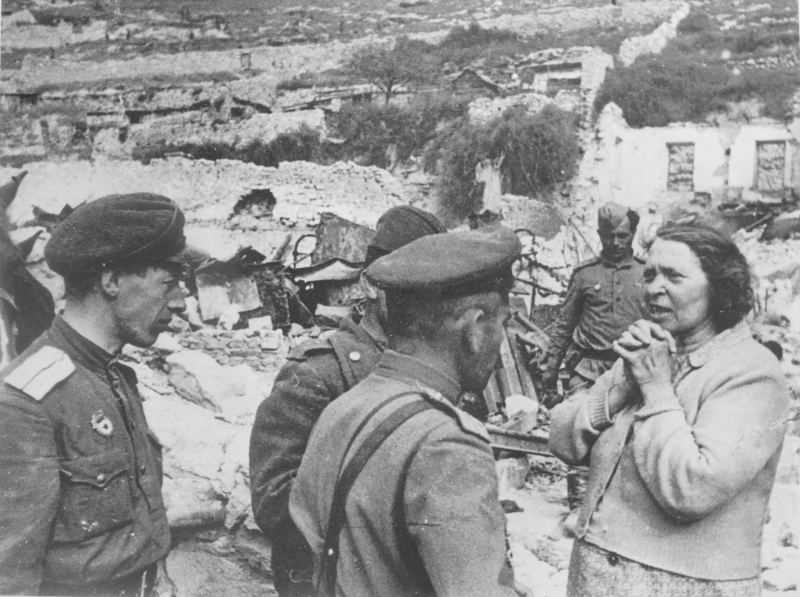 Встреча освободителей. Май 1944 года