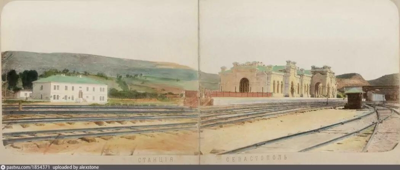 Железнодорожный вокзал. 1880 г.