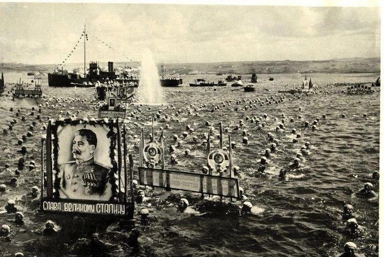Звездный заплыв в День Флота. Начало 50-х годов